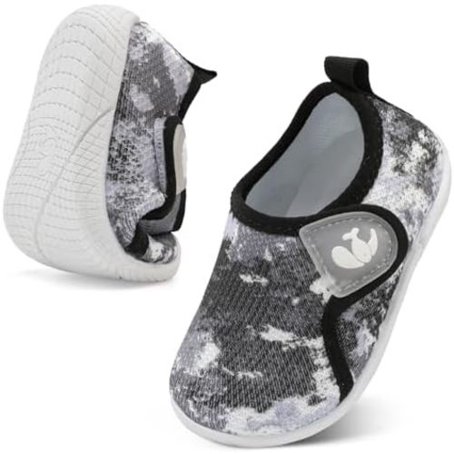 FEETCITY Toddler Walking Shoes Slip On Toddler Shoes Boys Girls Kids Sports Sneakers Casual School Shoes Barefoot Shoes