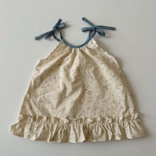 Baby/Toddler Aosta SS25 Tie Shoulder Frill Dress (3m-5y) - 2 Colors | AT NOON STORE
