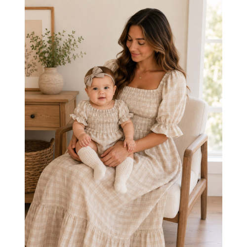 Sienna Mom & Baby Dress – Olive and Cradle