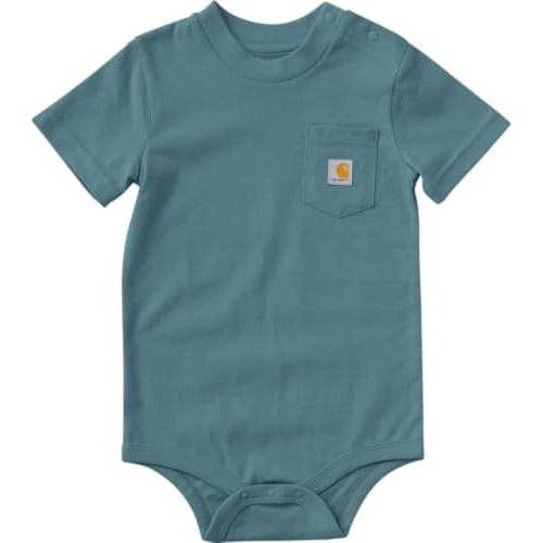Carhartt Kid's CA5027 Short-Sleeve Pocket Bodysuit - Unisex