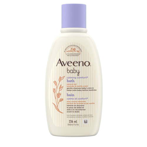 Aveeno Baby Calming Comfort Bath Baby Body Wash for gently cleanses baby’s skin & helps calm baby before bedtime natural oat Lavender & Vanilla Scents - Walmart.ca
