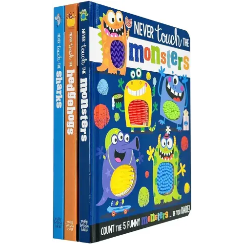 Never Touch Series Collection 3 Books Set By Rosie Greening (The Monsters, The Hedgehogs & The Sharks)