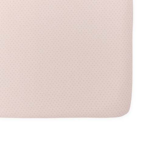 Pin Dot Crib Sheet - Pin Dot Peony – Pehr