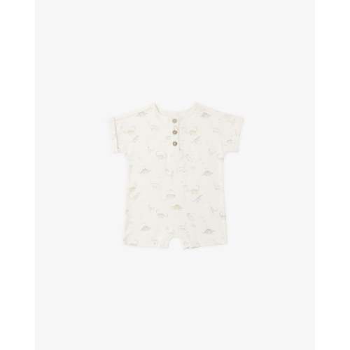 Short Sleeve One-Piece Dinosaur (0-3M)