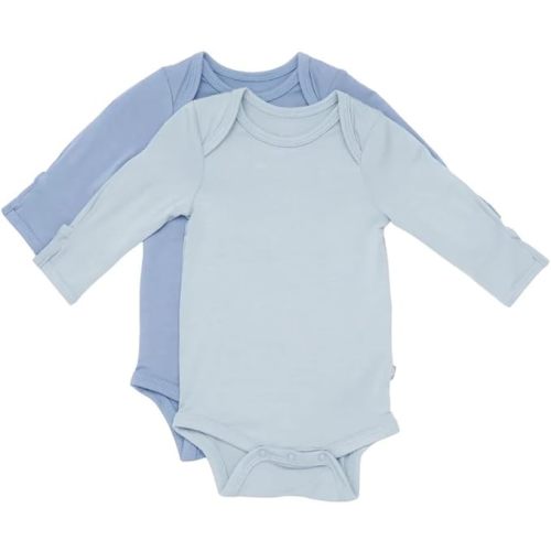 KYTE BABY Rayon made from Bamboo Long Sleeve Baby Bodysuits, 2-Pack