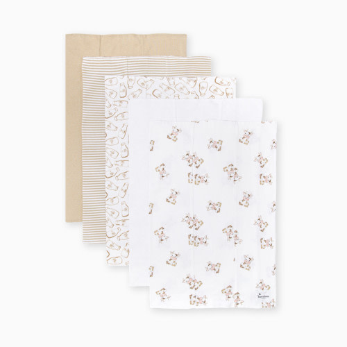 Burt's Bees Baby Organic Burp Cloth (5 Pack) - Cow