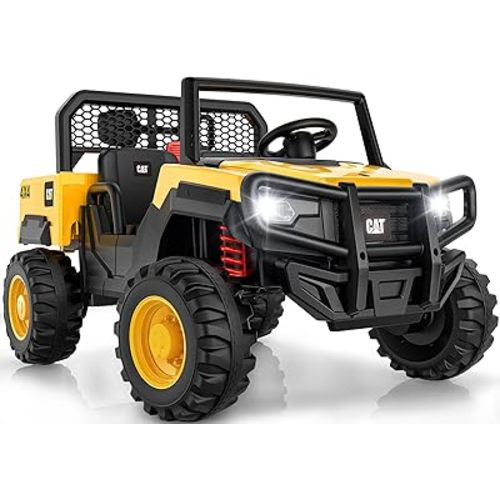 ANPABO Licensed Caterpillar 24V Ride On Toys with Dump Bed and Shovel