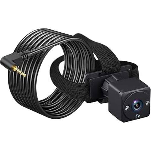 V5 Car Baby Monitor Camera, Compatible with V5 Carplay Screen, Car Camera with HD Night Vision, Invisible Infrared Lights, 150° Wide Angle, Easy Installation, Fits Most Cars