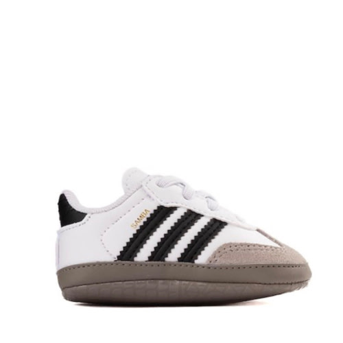 adidas Samba Crib Shoe - Baby - White / Core Black / Clear Granite | Journeys