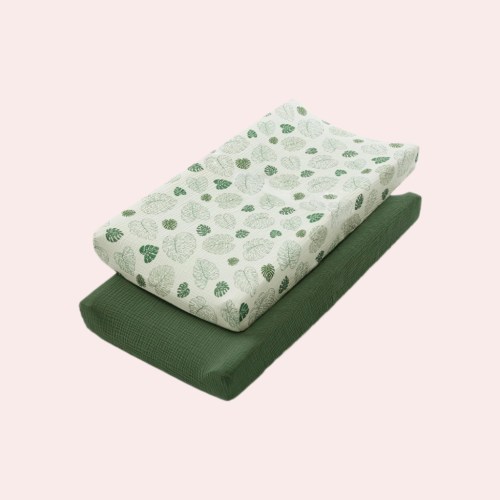 Muslin Bassinet Sheet for Baby-2 Pack