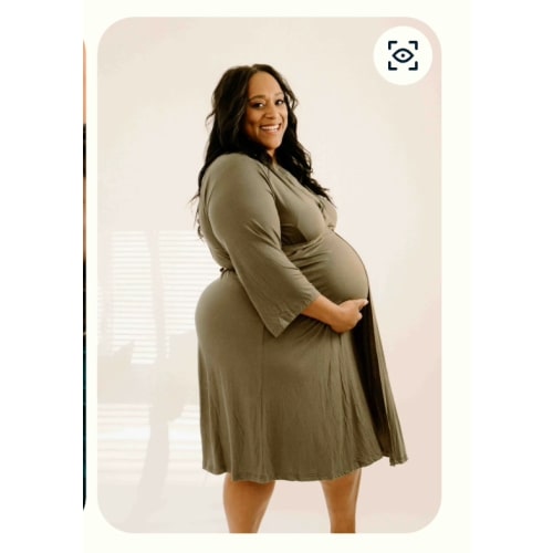 Lila Labor & Postpartum Gown in Sage