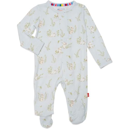 Magnetic Me Boys Modal Magnetic Baby Footie Pajamas | Silky Soft Modal Fabric | Baby Sleepers Available in Sizes PRE - 24M