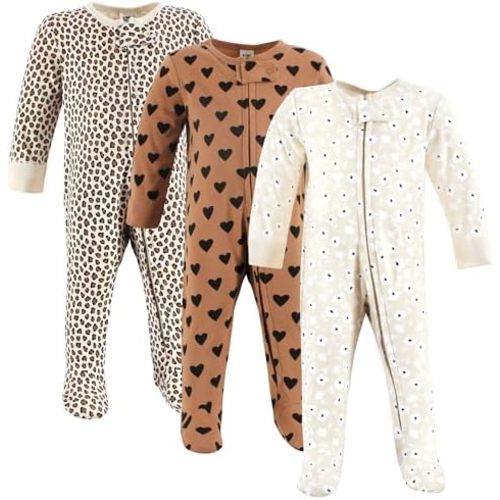 Hudson Baby Unisex Baby Cotton Sleep and Play