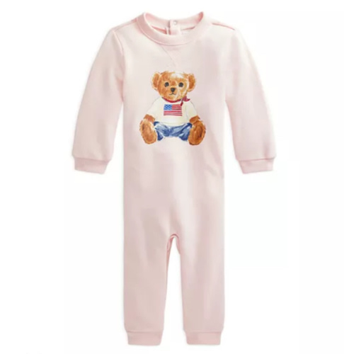 Polo Unisex Polo Bear Fleece Coverall - Baby