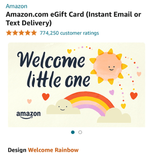 Amazon.com: Amazon eGift Card - Welcome Rainbow: Gift Cards