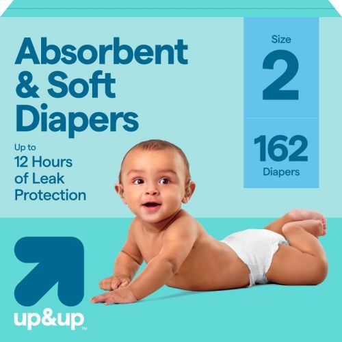 Disposable Diapers - Size 2 - 162ct - up&up™