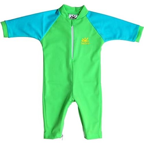 Nozone Fiji Sun Protective Baby Swimsuit, Double Zipper, UPF 50+