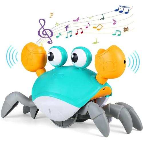Electric Crawling Crab Design Toy, Automatic Avoidance Walking - TikTok Shop