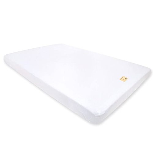 Burt's Bees Baby - Fitted Mini Crib Sheet for Pack 'n Play or Portable Playard, 100% Organic Cotton (Cloud White)