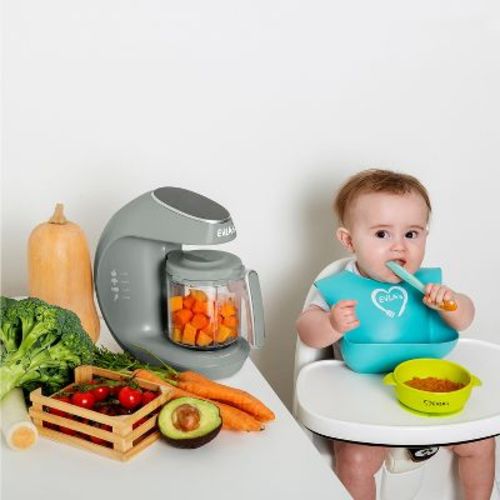 EVLA's Baby Food Maker, Food Processor with Reusable Food Pouches