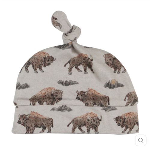 Bison | Organic Knotted Hat – L'ovedbaby