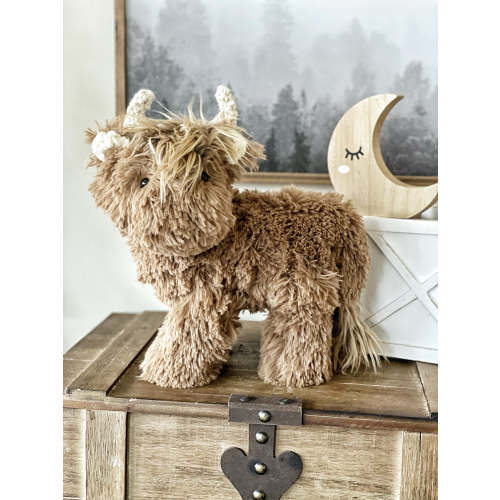 Highland Cow Standing Plush