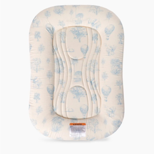 Infant Lounger Wave | Blue Toile