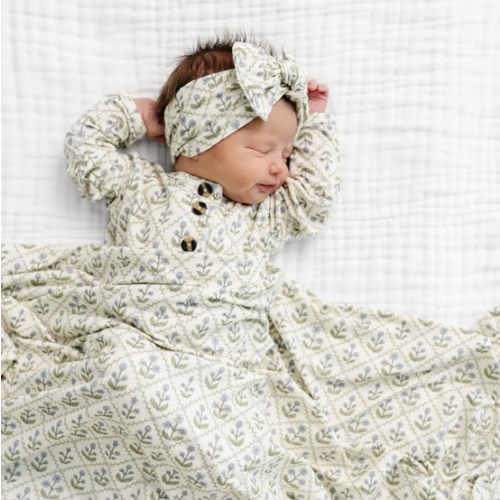 Etta Newborn Headband Bundle (Gown)