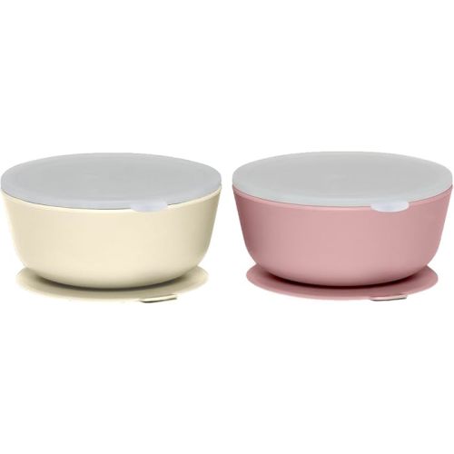 Amazon.com: WeeSprout Suction Bowls for Baby & Toddlers (Set of 2) - 100% Silicone w/Plastic Lid - Leak Proof Feeding Supplies - Dishwasher & Microwave Safe Infant Dinnerware w/Extra Strong Base : Baby