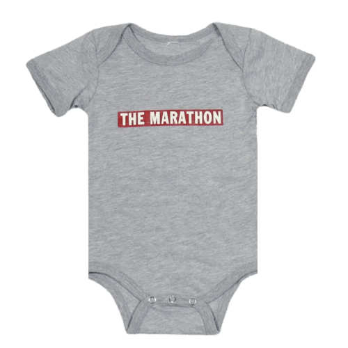 Marathon Bar Onesie - Grey