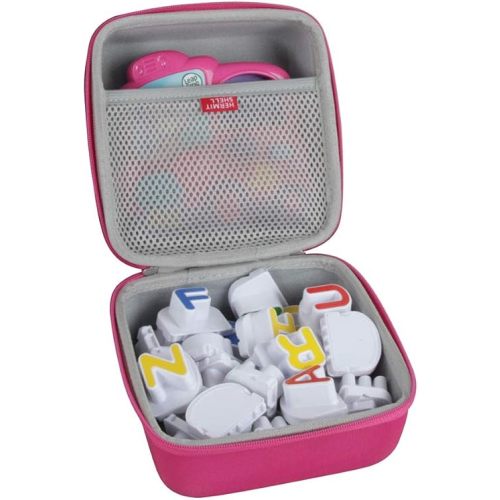 Hermitshell Hard EVA Travel Case for Leapfrog Fridge Phonics Magnetic Letter Set (Pink)