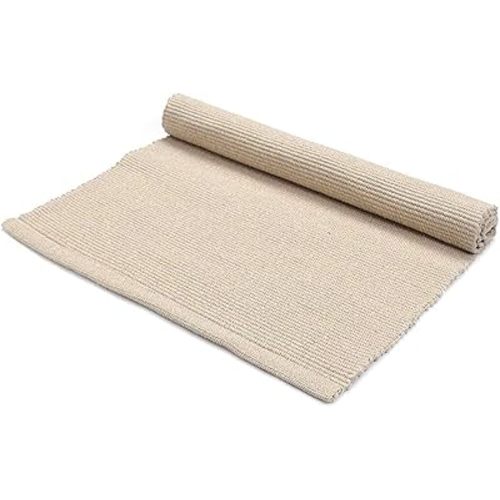 JE JOUE Montessori Materials Children Playing Mat Pure Cotton Working Rug for Toddlers (16"×24", Beige)