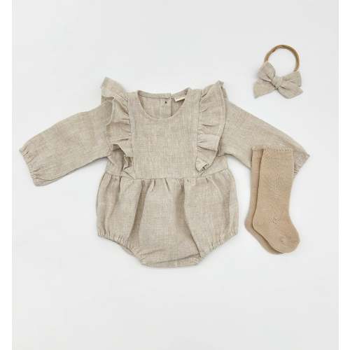 Oat Gabriella Romper Set – Olive and Cradle
