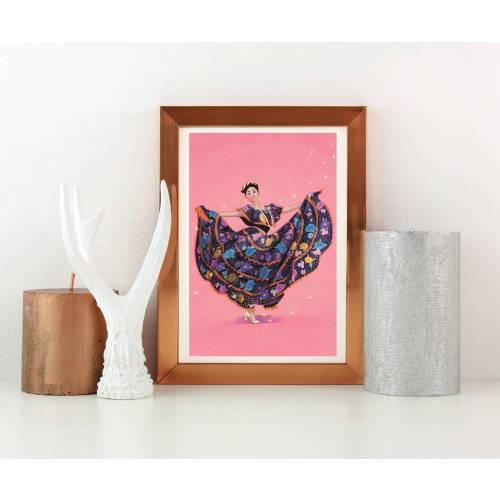 Chiapas Dancer Print