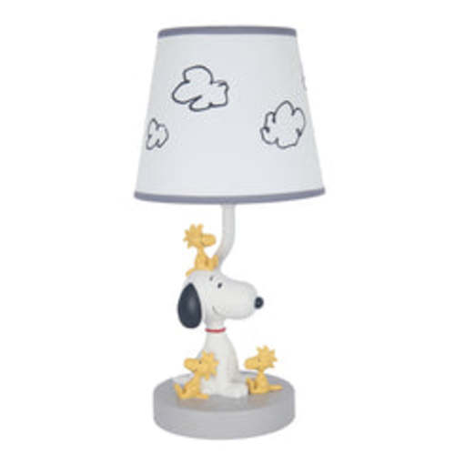 Classic Snoopy & Friends Lamp with Shade & Bulb