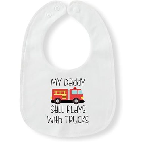 Unisex-Baby Bib, Cotton Adjustable Waterproof Drooler, Birthday Gifts for Girls Boys 0-24 Months