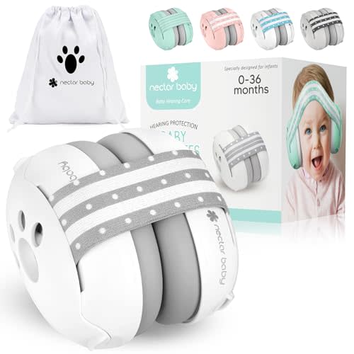 Baby Ear Protection, Noise Cancelling Headphones for Babies, Noise Reduction Earmuffs for Infant and Toddlers up to 36 Months