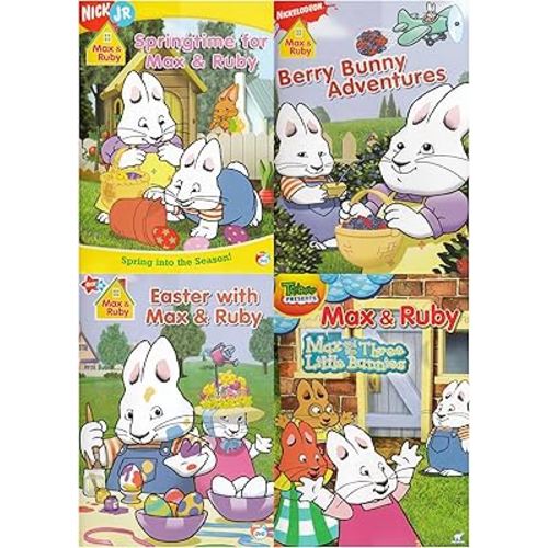 Easter with Max & Ruby / Berry Bunny Adventures / Springtime for Max & Ruby / Max and the Three Little Bunnies (4-Pack)