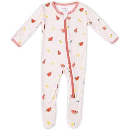 Bamboo Little Soft Baby Clothes Footie Pajamas
