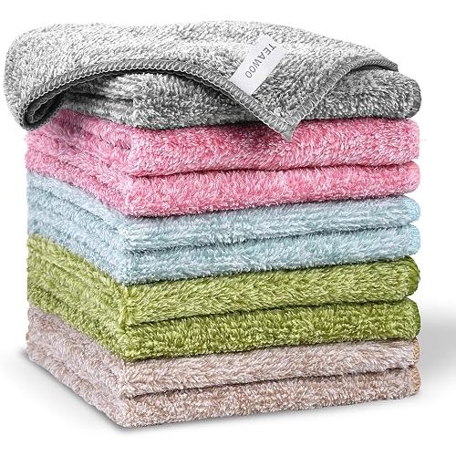 10 Pack Premium Washcloths, Highly Absorbent and Super Soft Face Towels