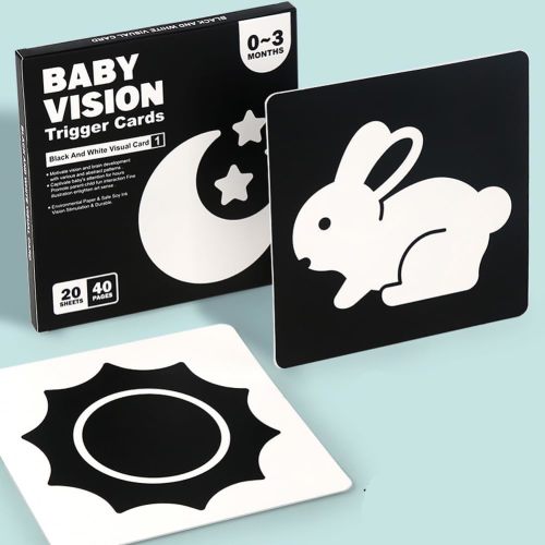 Montessori Baby Visual Stimulation Cards | Montessori Toys – Montessori Toys