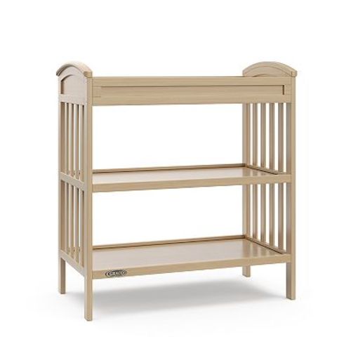 Graco Benton Changing Table with Water-Resistant Changing Pad & Storage Shelves