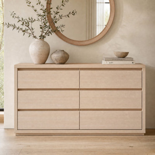 Ebern Designs Fere 6 drawers dresser & Reviews | Wayfair
