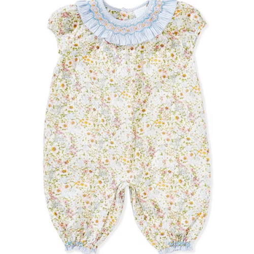 Edgehill Collection Baby Girls Floral Longall Romper | Dillard's