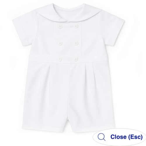 Finewale Pique One Piece Shortall