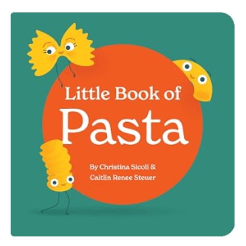 Little Book of Pasta Board Book for Babies and Toddlers about Shapes Read with Phonics and Rhymes Baby Book 0-12 Months Toddler Book Ages 1-4 (Little Books: Culinary Collection (3 books))
