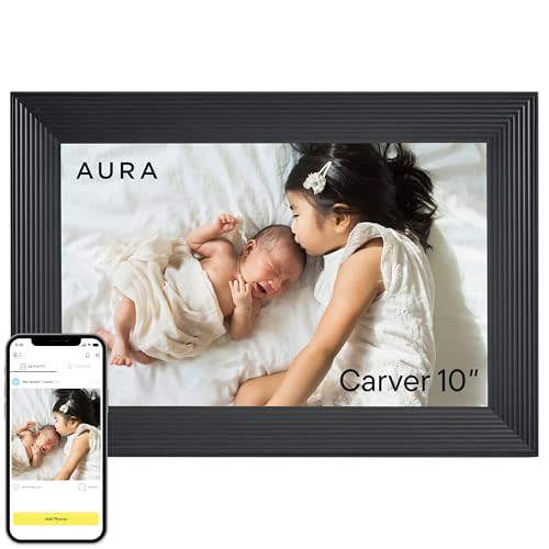 Aura HD Digital Picture Frame | Carver: The Best Frame for Gifting