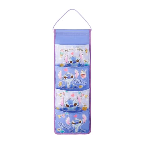 QOQXQOOH Cute Wall Hanging Storage Bag | 4-Pocket Over-The-Door & Wall Home Storage Shelves | Decorations for Kids Bedroom (Small Size)