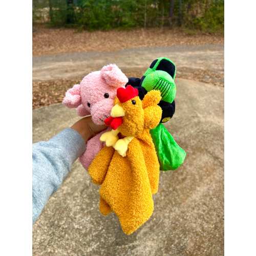 Western Farm Animal Baby Lovey