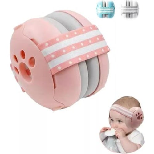 Lightweight Ultra Soft Baby Earmuffs with Travel Bag